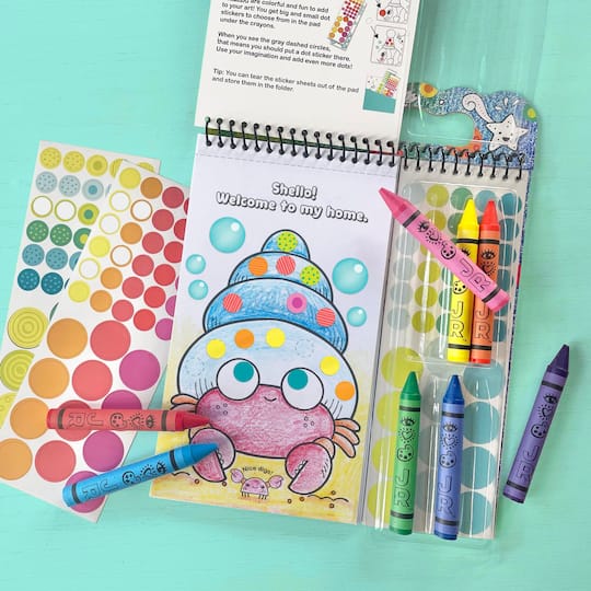 Bright Stripes iHeartArt Art on the Go! Going Dotty Ocean Activity Pad